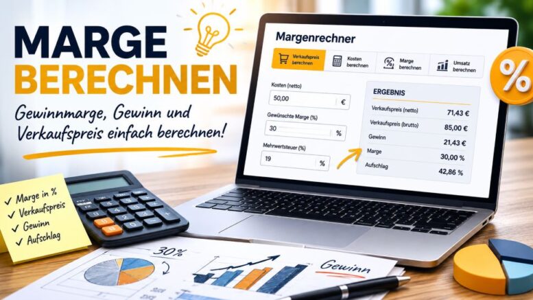 Marge berechnen mit Online-Rechner